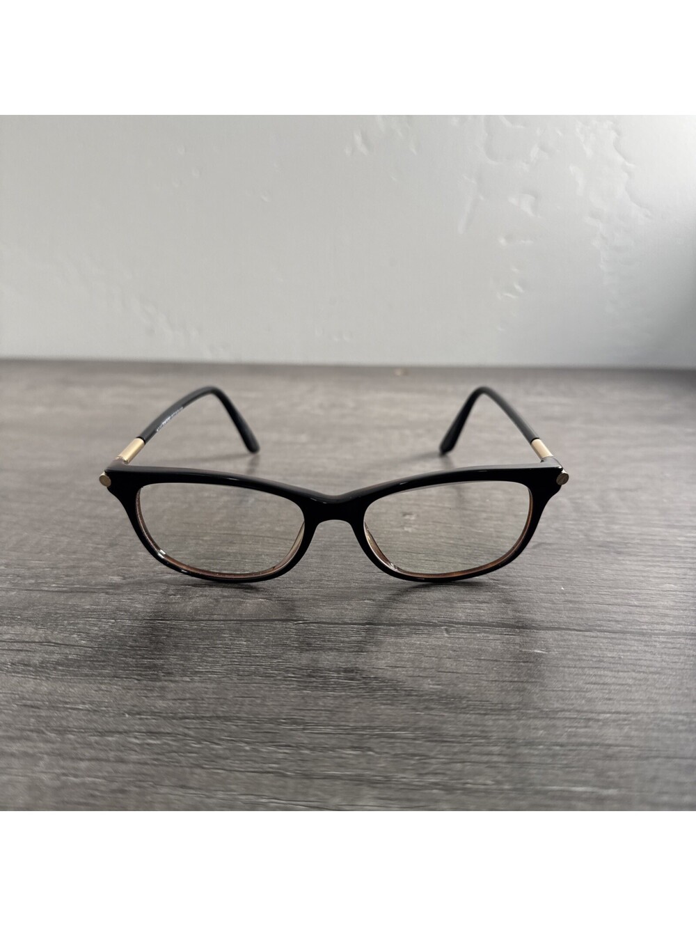 Tom Ford Eyeglasses TF5237 001 Black Gold Rectangle FRAMES ONLY 52-16-140